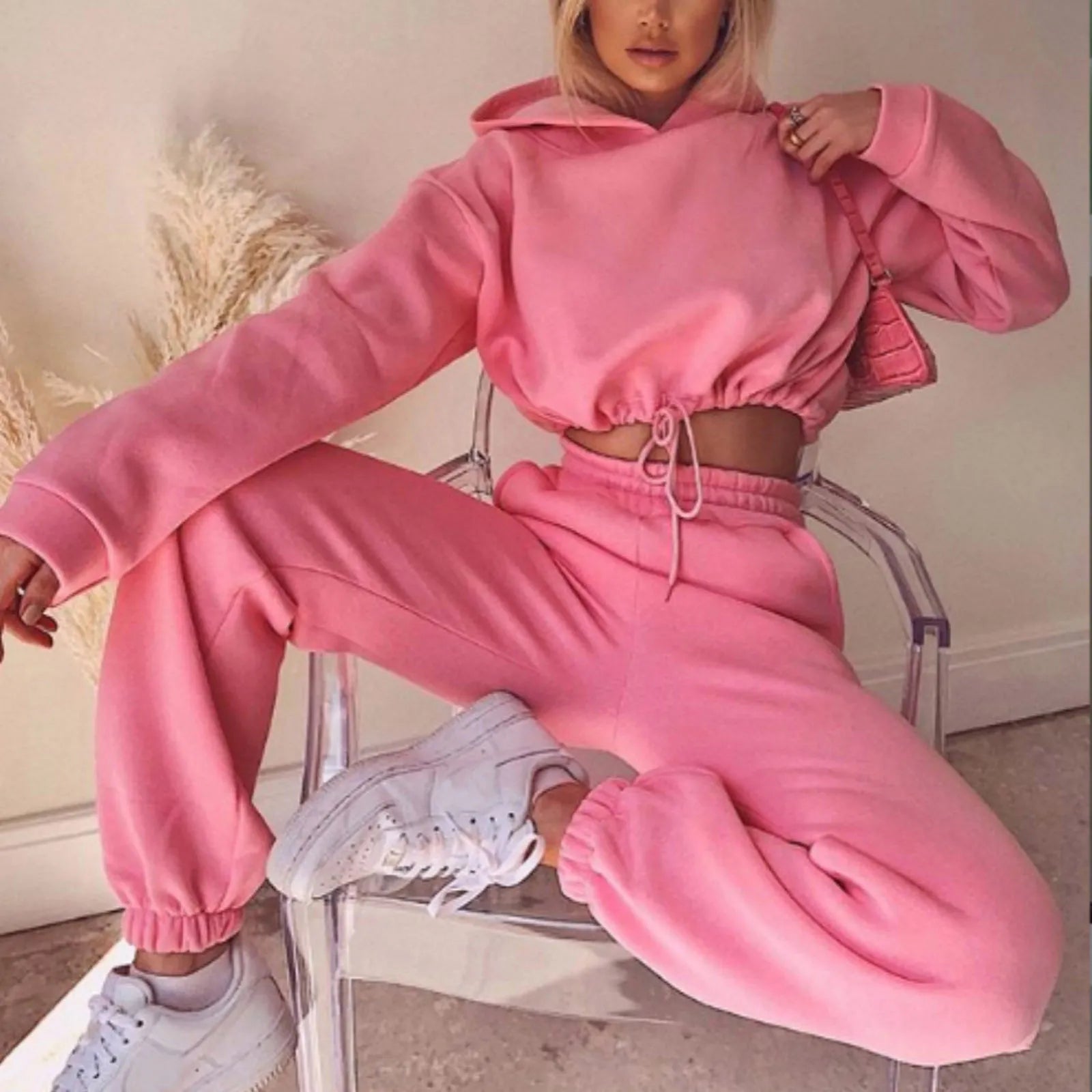 Winter Two Piece Sets Women Tracksuit:
