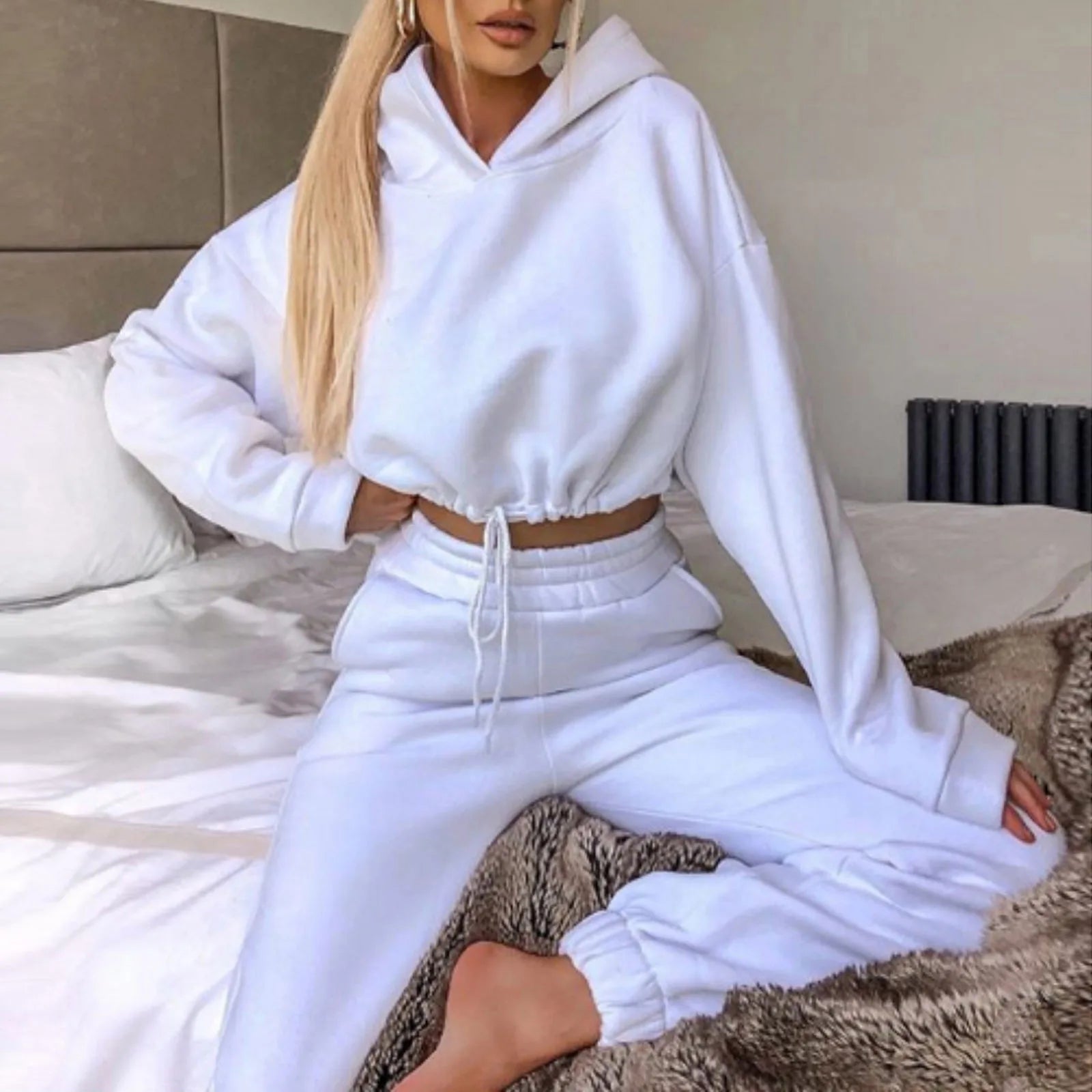 Winter Two Piece Sets Women Tracksuit: