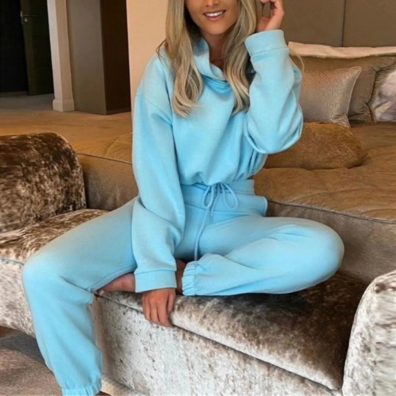 Winter Two Piece Sets Women Tracksuit:
