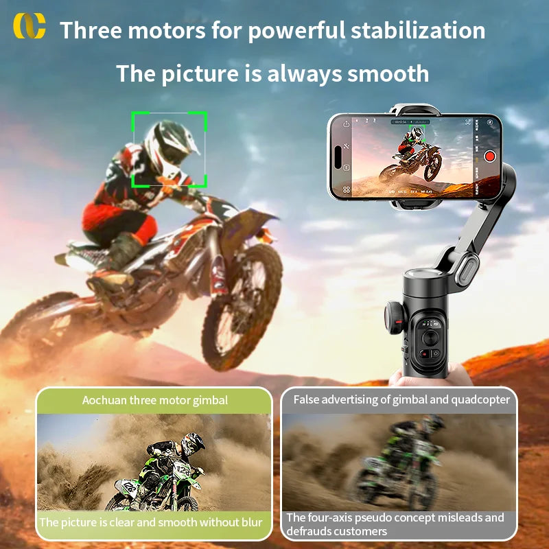 3-Axis Folding Gimbal for Smartphones