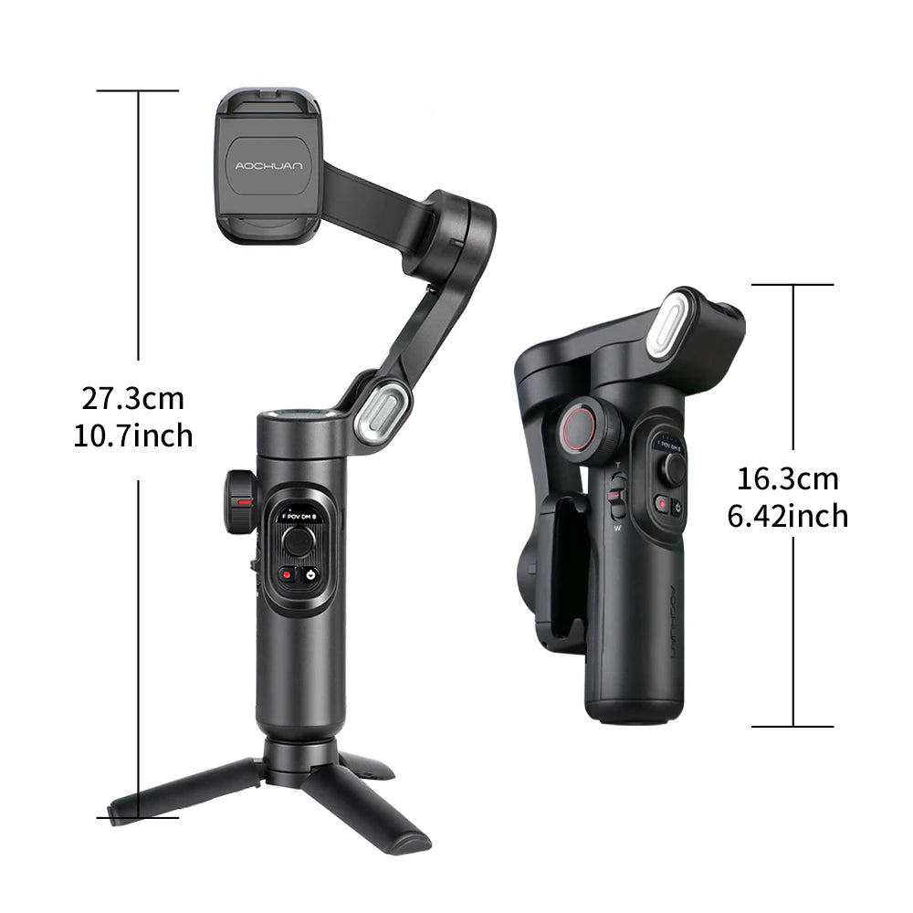 3-Axis Folding Gimbal for Smartphones