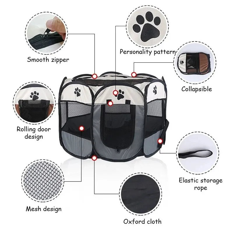 "CosyPaws Portable Pet Tent