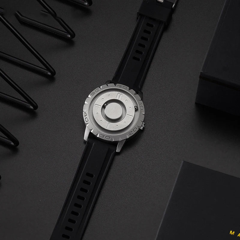 Iron Ball Magnetic Pointer men's watch