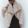 Neo Mint Luxe Faux Fur Jacket– Where Comfort Meets New Fashion!