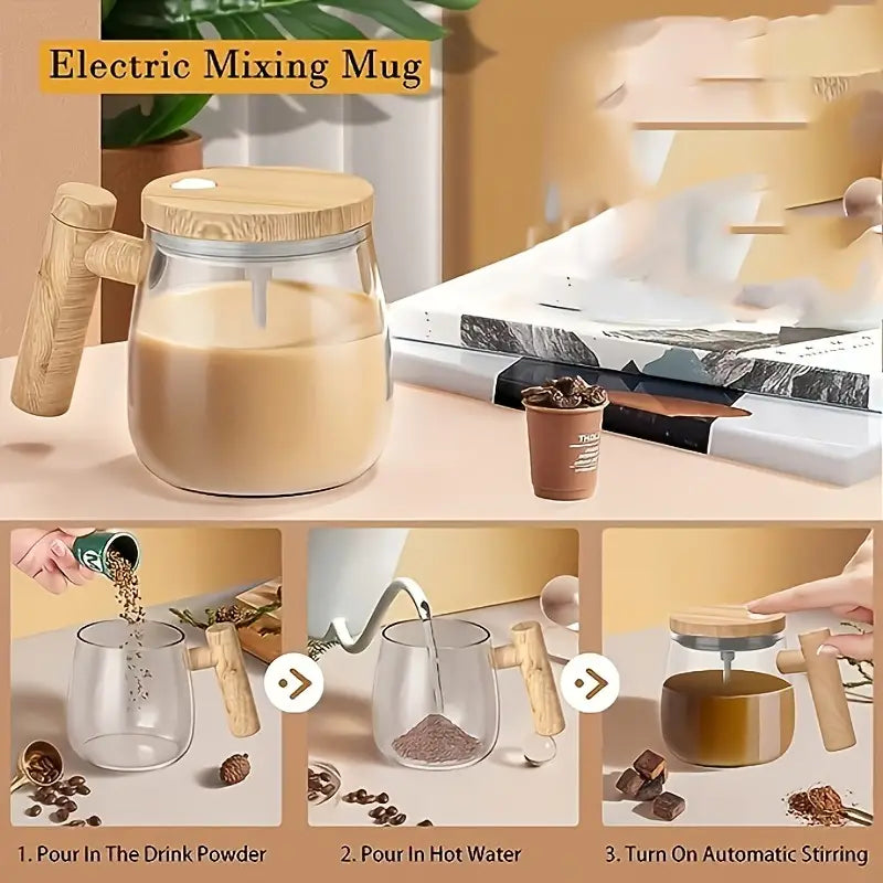 Self-Stirring Coffee Mug